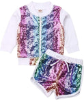 Rainbow Sequin Set