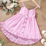 Pink Striped Dress