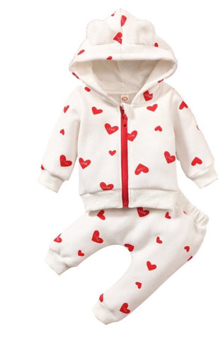 Queen of Hearts Sweater Set