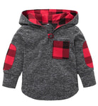 Flannel Print Hoodie