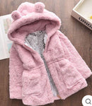 Pink Plush Puffer Jacket