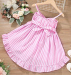 Pink Striped Dress