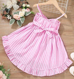 Pink Striped Dress