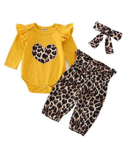 Leopard Heart Set