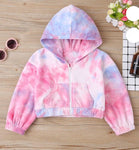 Tie Dye Zip Up Hoodie