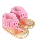 Pink Fringe Sandal